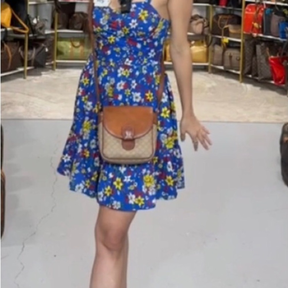Celine Vintage Brown Leather Crossbody Bag - Picture 10 of 14